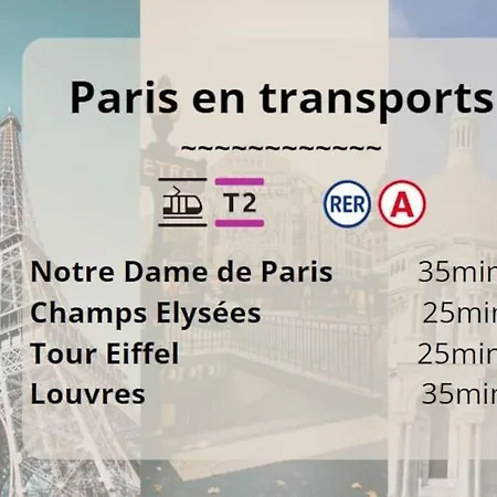 Cozy Flat - Paris La Defense * 博藏斯